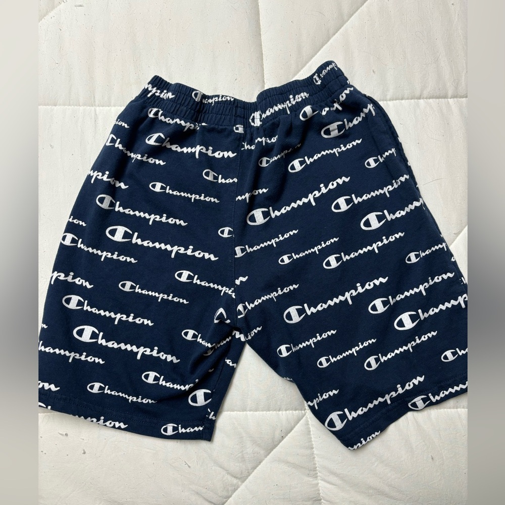 Boys Navy Champion Shorts size Medium